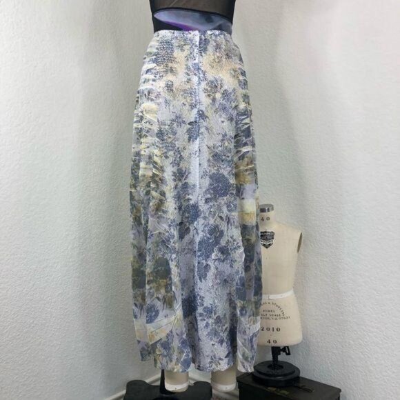 Yoshiki Hishinuma Midi Skirt Pleat Heat Crinkle Shibori - Picture 5 of 12